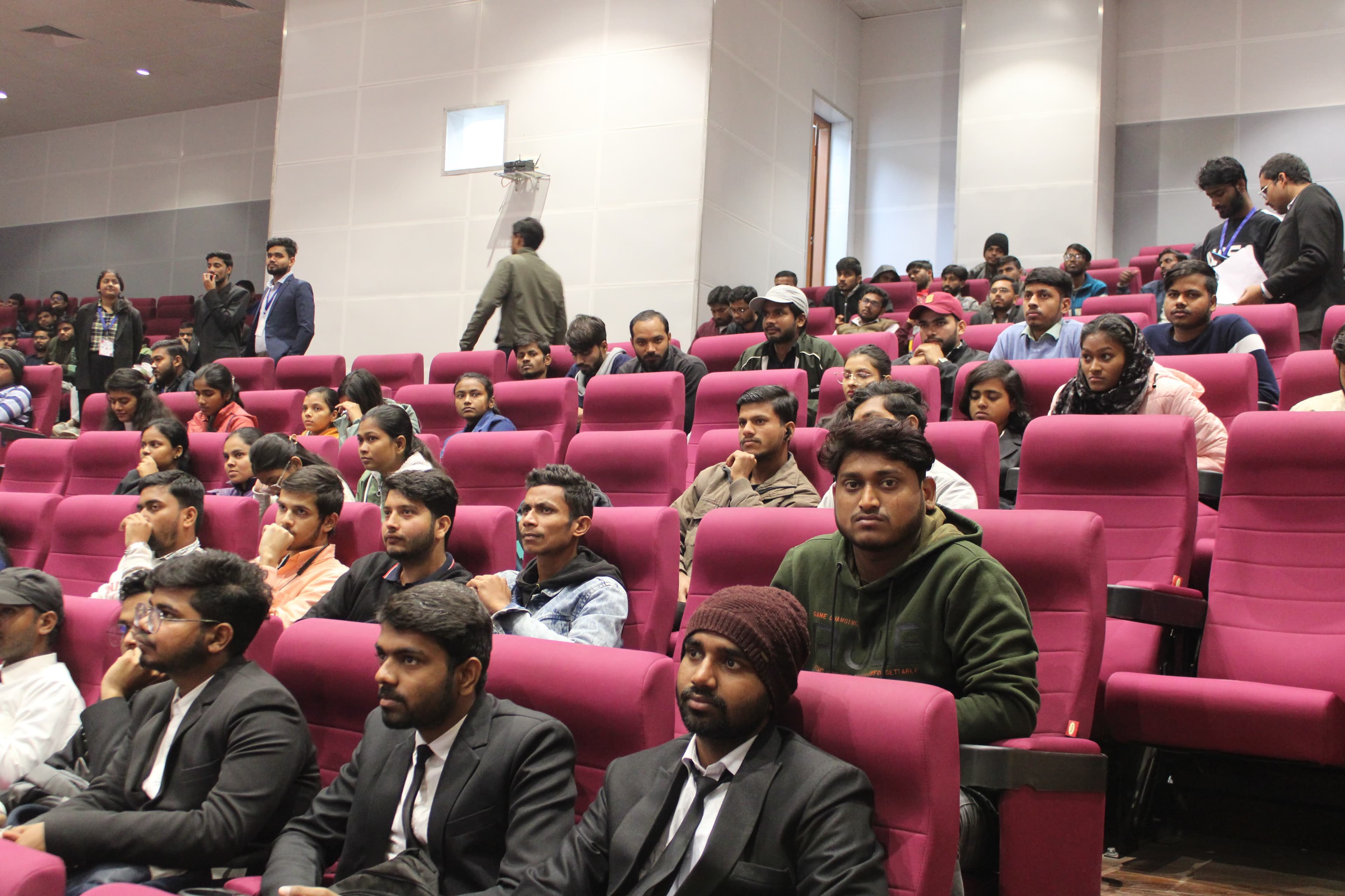Seminar hall people